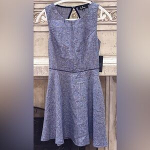 NWT Lulus Navy Backless A-Line Dress Size Medium